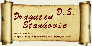 Dragutin Stanković vizit kartica